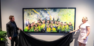 ICC: T20 World Cup champion Australian Women’s Cricket Team immortalised in art at the Melbourne Cricket Ground