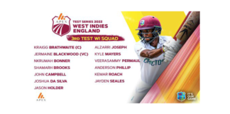 Cricket West Indies name unchanged 13-member squad for 3rd Apex Test