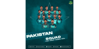 PCB: 16-player Pakistan squad for West Indies ODIs named