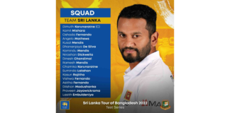 SLC: Sri Lanka squad for Bangladesh Test series 2022