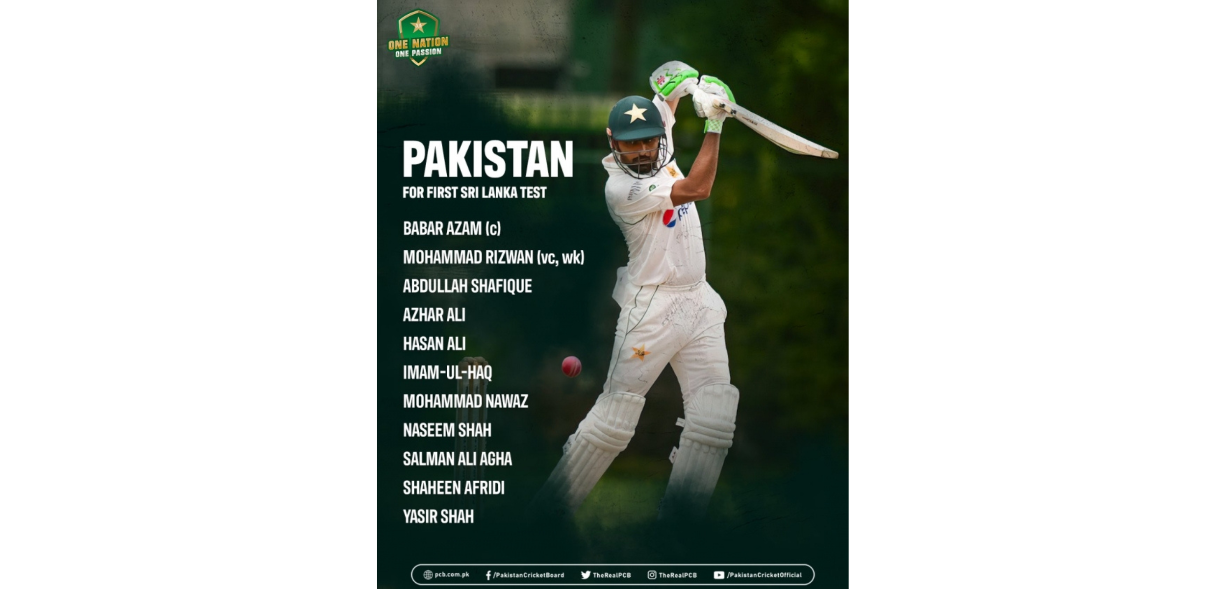 PCB: Salman Ali Agha to make Pakistan debut in first Sri Lanka Test