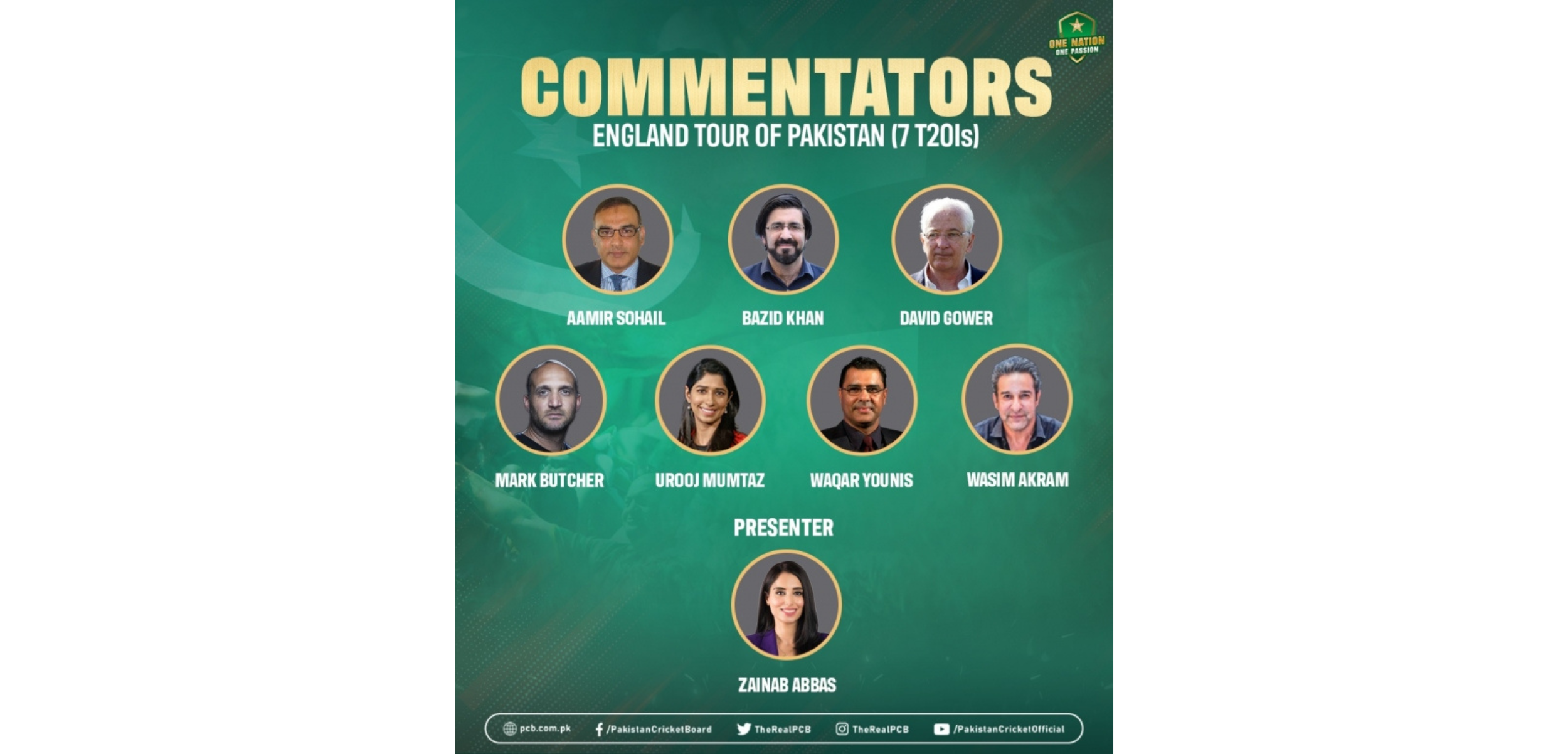 PCB: High-powered panel and enhanced production to cover Pakistan-England T20Is