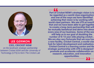 Lee Germon, CEO, Cricket NSW on September 20, 2022