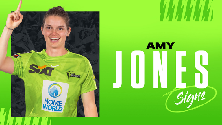 Sydney Thunder: Amy Jones joins the Thunder Nation