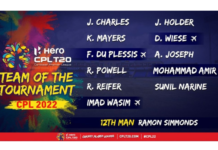 2022 Hero CPL Team of the Tournament
