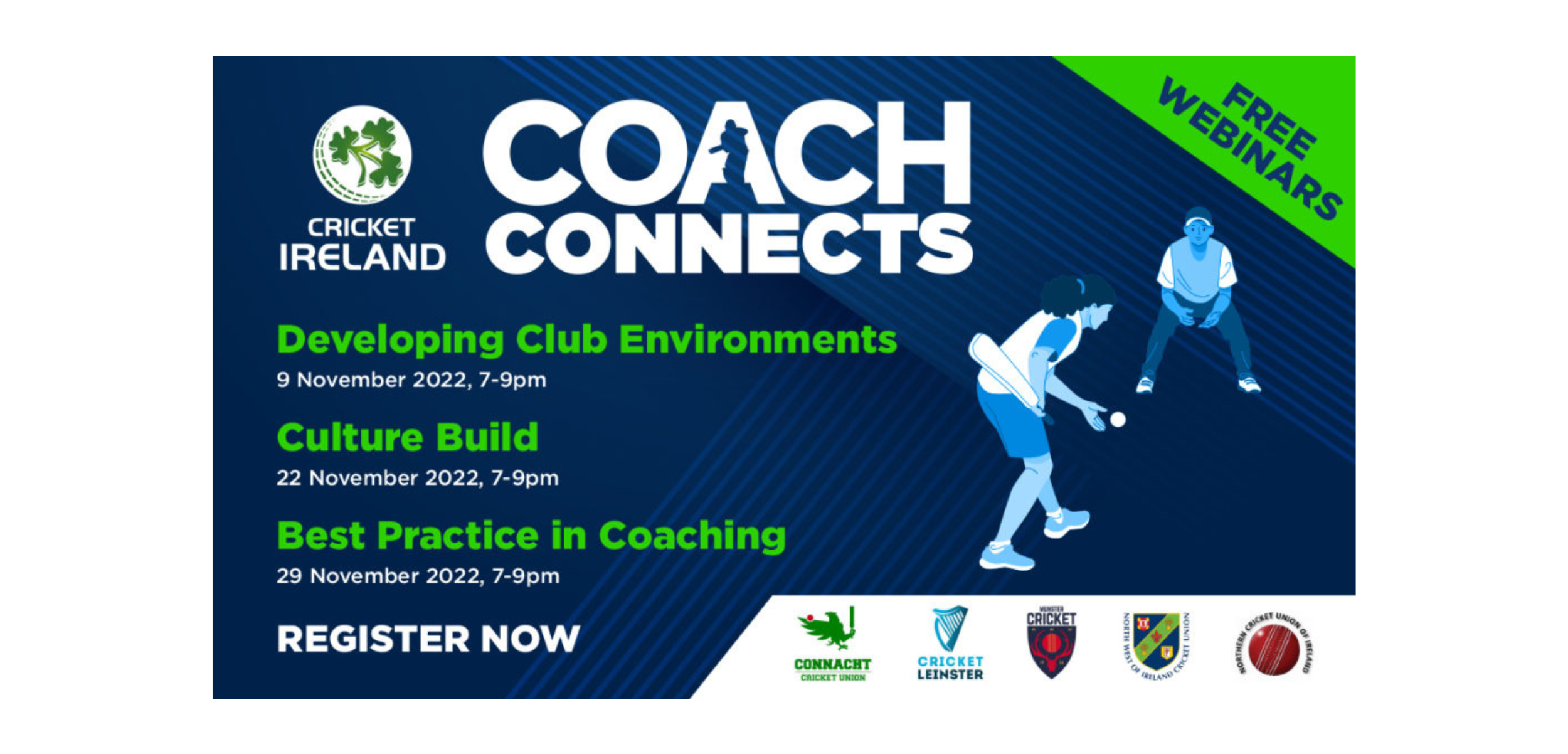 Cricket Ireland: Coach Connects - Winter Webinar Series