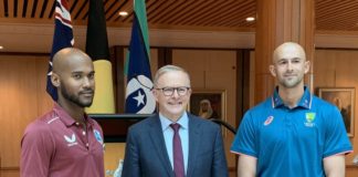 Cricket West Indies hosted at special event by Prime Minister of Australia