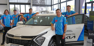 Adelaide Strikers: Adelaide City Kia - Strikers official automotive partner