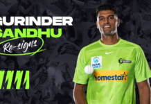 Gurinder Sandhu re-signs with Sydney Thunder ready to rumble