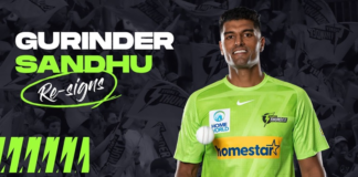Gurinder Sandhu re-signs with Sydney Thunder ready to rumble