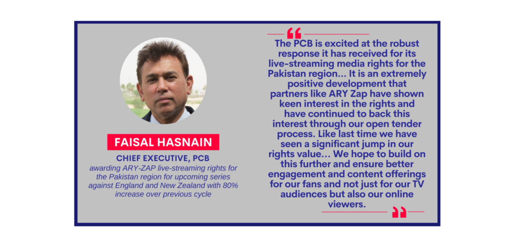 Faisal Hasnain, Chief Executive, PCB on November 28, 2022