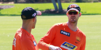 Perth Scorchers: Turner Fires During Intrasquad Contest