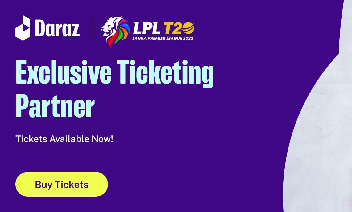 SLC: Daraz partners with Lanka Premier League as exclusive ticketing partner for third consecutive year