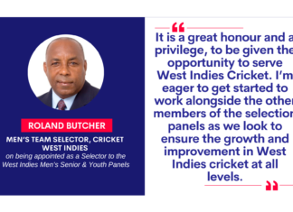 Roland Butcher, Men’s Team Selector, Cricket West Indies on December 24, 2022