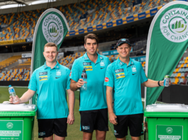 Brisbane Heat Go Green with Containers for Change