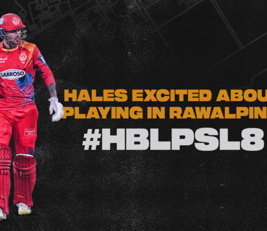 Islamabad United: Hales excited about playing in Rawalpindi