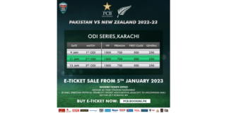 PCB: Tickets for Pak v NZ ODIs go on sale