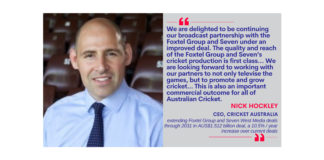 Nick Hockley, CEO, Cricket Australia on January 3, 2023