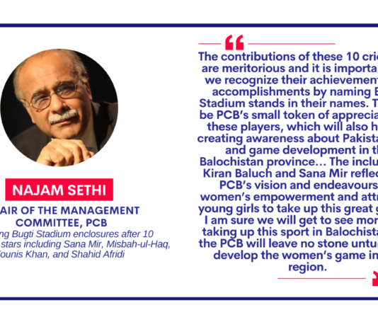Najam Sethi, Chair of the Management Committee, PCB on January 27, 2023