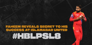Faheem Reveals secret to his success at Islamabad United