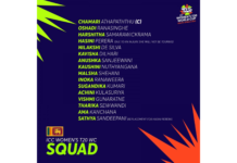 SLC: Sri Lanka Squad for ICC Women’s T20 World Cup 2023