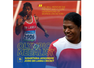 Sri Lanka Cricket appoints Olympic medalist Susanthika Jayasinghe to promote women’s cricket