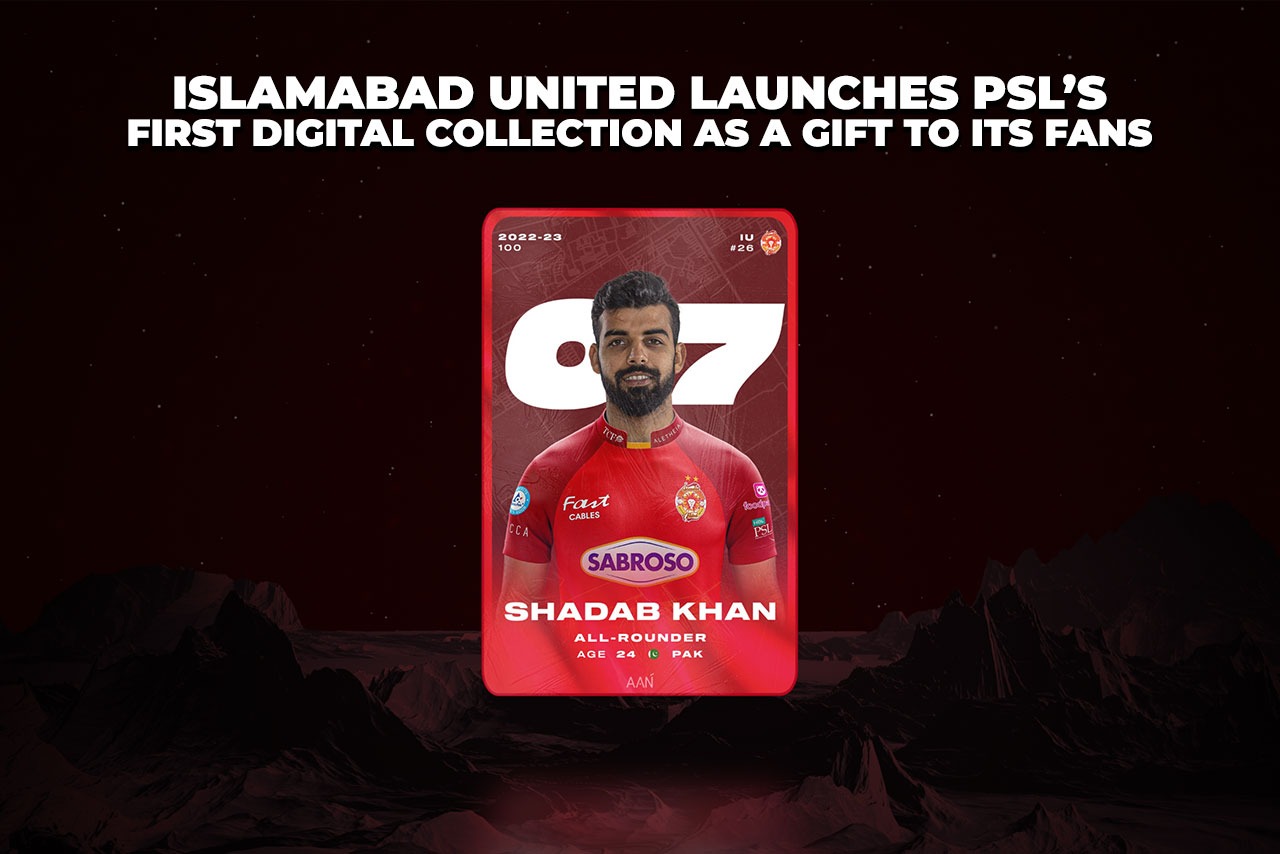 Islamabad United launches PSL’s FIRST digital collection as a GIFT to its fans