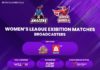 PCB confirms broadcast details for Women's League exhibition matches
