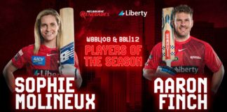 Melbourne Renegades: Finch, Molineux win Player of the Season awards