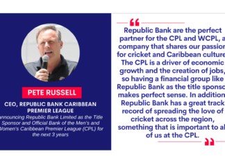 Pete Russell, CEO, Republic Bank Caribbean Premier League on March 30, 2023