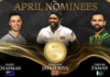 ICC Player of the Month nominees for April revealed