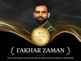 Fakhar and Chaiwai crowned ICC Players of the Month for April