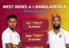 CWI: West Indies A v Bangladesh A schedule