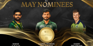 ICC reveals shortlists for May 2023 Player of the Month Awards