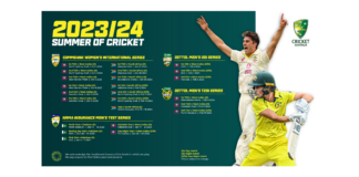 Cricket Australia: Tickets on Sale for 2023/24 International Summer of Cricket