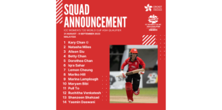 CHK Women’s squad for ICC Women’s T20 World Cup Asia Qualifiers announced