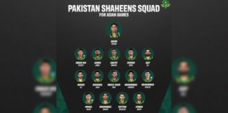 PCB: Pakistan Shaheens squad for Asian Games announced