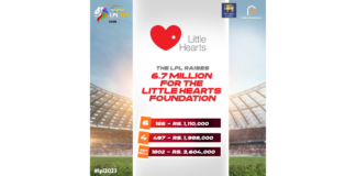 SLC: LPL has so far raised Rs. 6.7 million for the ‘Little Hearts’ project of the LRH