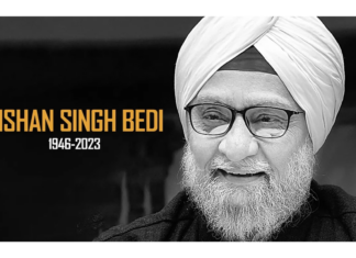 BCCI mourns the passing away of Bishan Singh Bedi