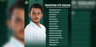 PCB: Saad Baig to lead Pakistan U19 against Sri Lanka U19