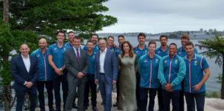 Cricket Australia: Prime Minister Anthony Albanese and Ms Jodie Haydon host Australia and Pakistan teams at Kirribilli House ahead of NRMA Insurance Pink Test