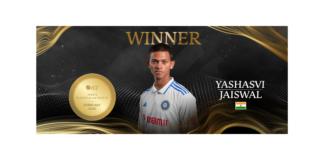 Jaiswal and Sutherland crowned ICC Players of the Month for February