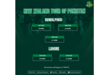 PCB: New Zealand tour to Pakistan announced