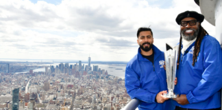 Cricket lights up New York's Empire State Building to launch 'Out of this World' ICC Men's T20 World Cup 2024 Trophy Tour
