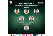PCB: Match officials announced for Pakistan vs New Zealand T20I series