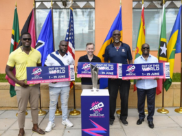 CWI: T20 World Cup hero, Brathwaite starts Trophy Tour with superb gesture – offer batting tips to US Ambassador