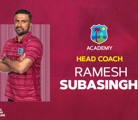 Cricket West Indies appoints Ramesh Subasinghe as WI Academy Head Coach