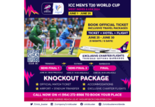 CWI: Crickbuster USA, Inc. offers ticket inclusive travel packages for the ICC Men's T20 World Cup knockout stage