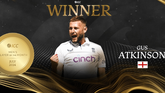 Atkinson and Athapaththu crowned ICC Players of the Month for July