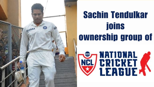 Cricket Legend Sachin Tendulkar joins National Cricket League ownership group